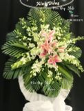  Vòng Hoa Chia Buồn Giá Rẻ - HTL128 - Vòng Hoa Đám Tang 