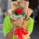  Bó Hoa Hồng Trà Sữa Nha - HBD74 
