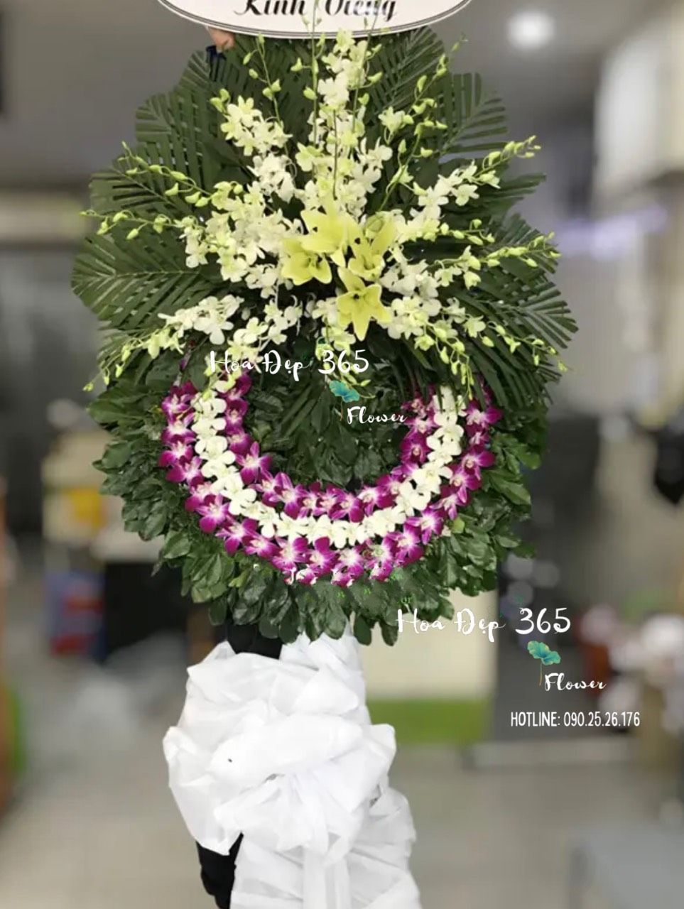  Vòng Hoa Viếng Tang Lễ - HTL132 - Vòng Hoa Tang Lễ 