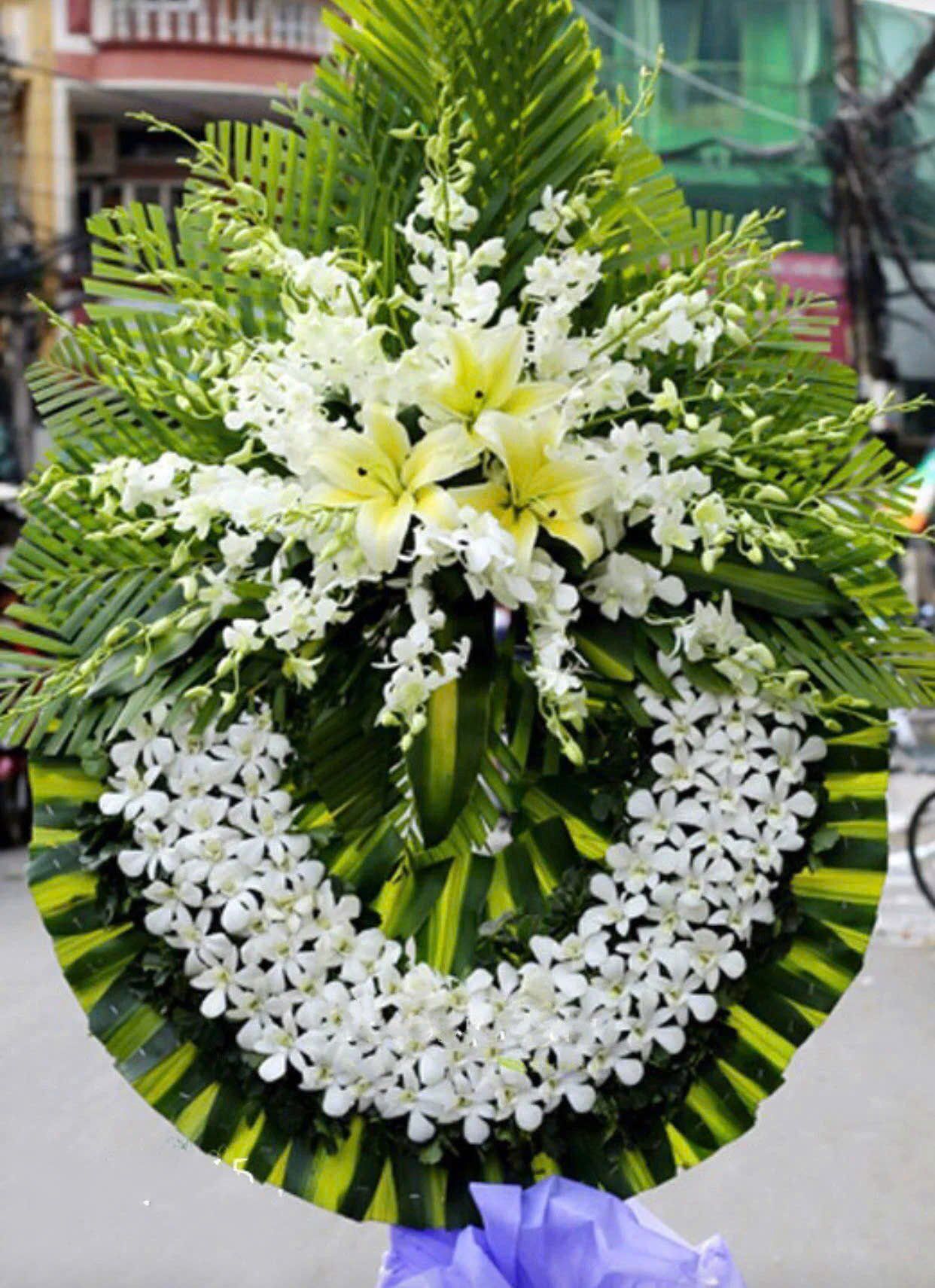  Vòng Hoa Đám Tang Luyến Tiếc - HTL38 
