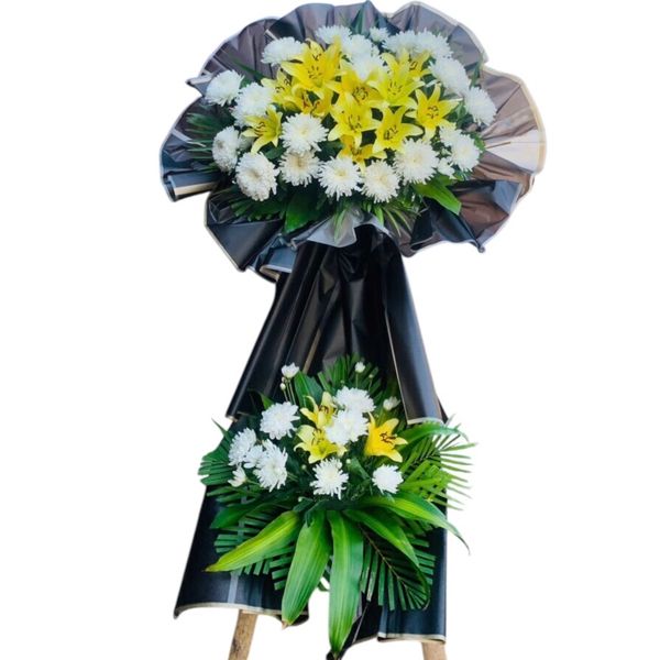  Hoa Tang Lễ - HTLDN10 - Vòng Hoa Đám Tang 