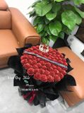  Love Circle - HST28 - Bó Hồng Đỏ Kim Tuyến 50 Bông - Hoa 20/10 