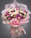  Bó Hoa Tươi Hồng Tím​​​​​​​ - HBD260 