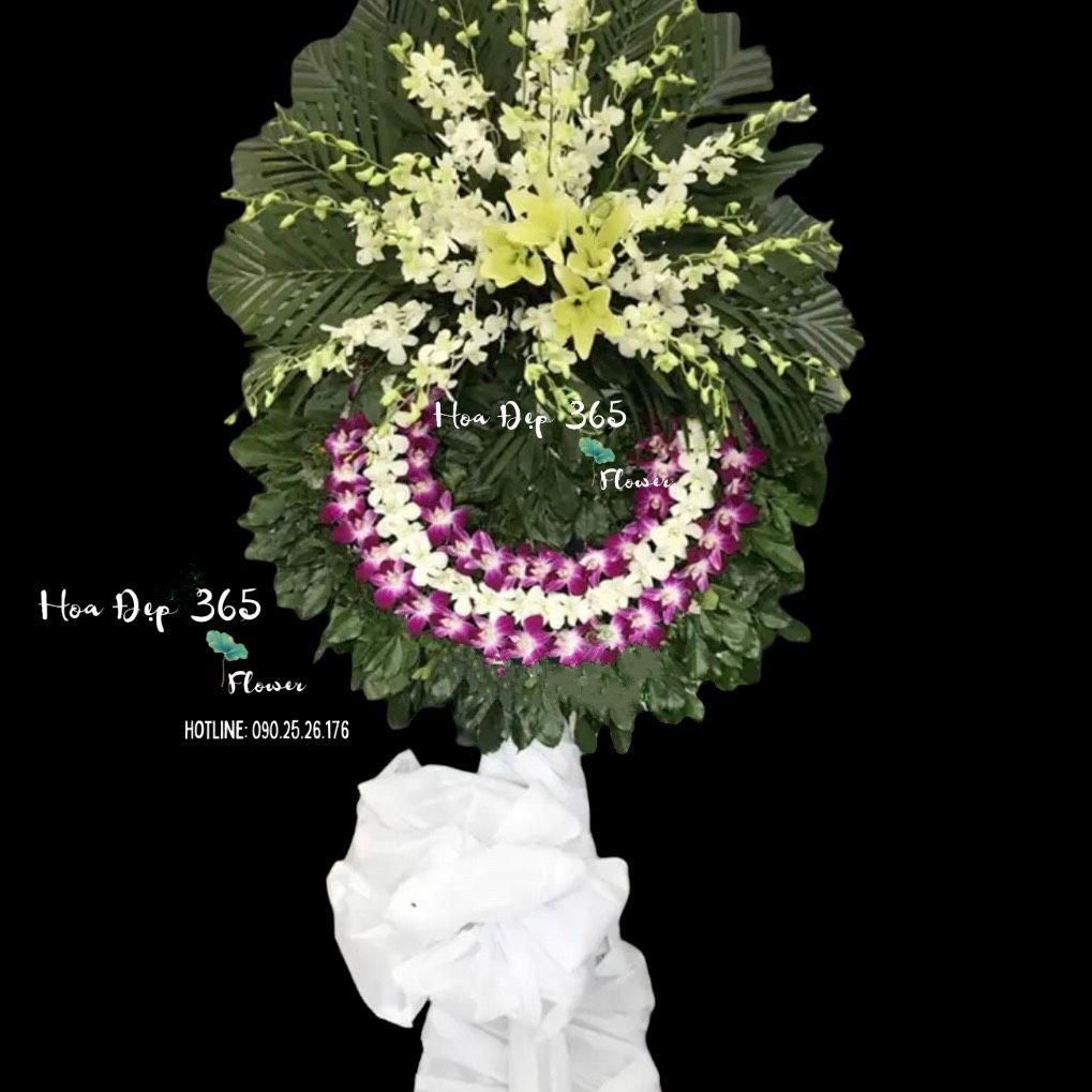  Vòng Hoa Viếng Tang Lễ - HTL132 - Vòng Hoa Tang Lễ 