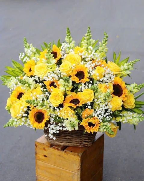 Giỏ Hoa Khai Trương Ngày Hạ - HG39