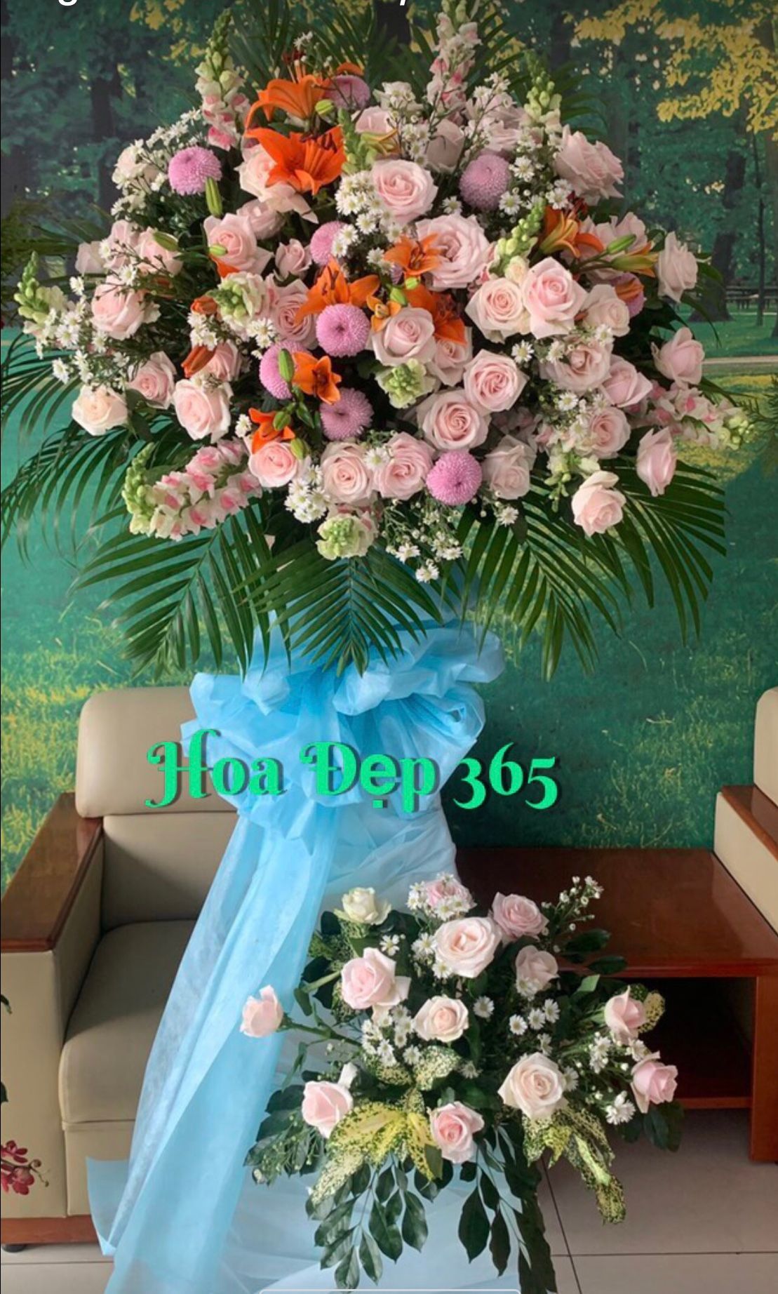  Hưng Thịnh - HCM09 - Lẵng Hoa Khai Trương 