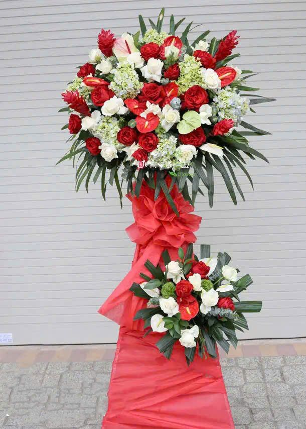  Lẵng Hoa Khai Trương Rising - HCM37 