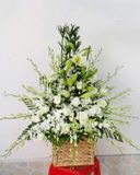  Giỏ Hoa Viếng Dearly Remembered - HTL10 