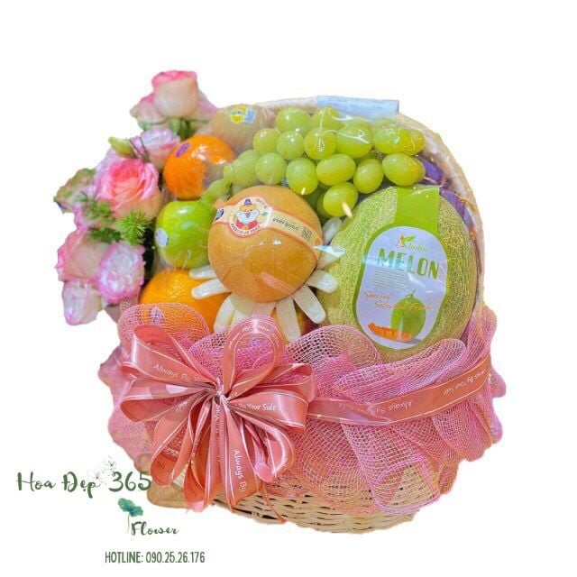  Giỏ Trái Cây Tặng Đối Tác Nữ - GTC78 - Điện Hoa 