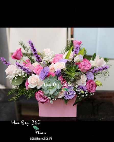 Hộp hoa Lời Yêu Thương - HH38
