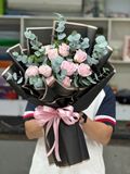  Bó Hoa Hồng Pastel Cồ Thuần Khiết - HBD218 