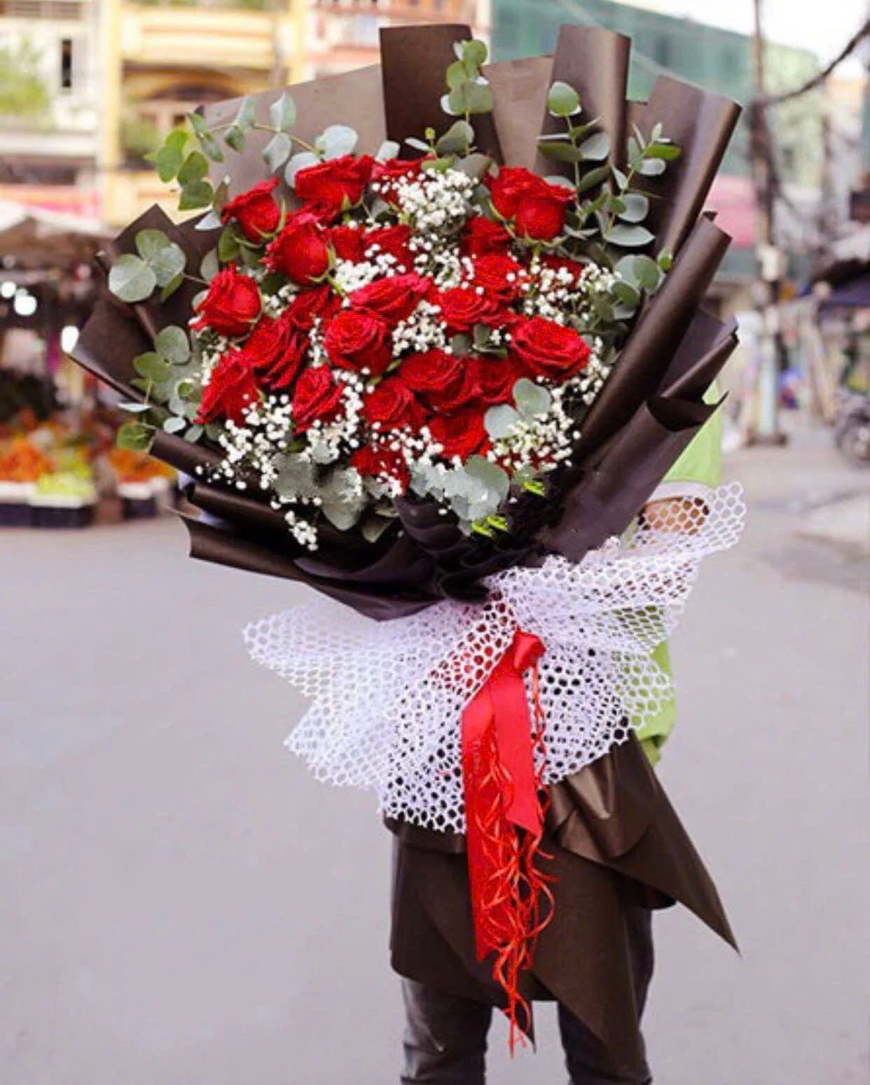  Bó Hoa Hồng Đỏ Remember - HBD19 