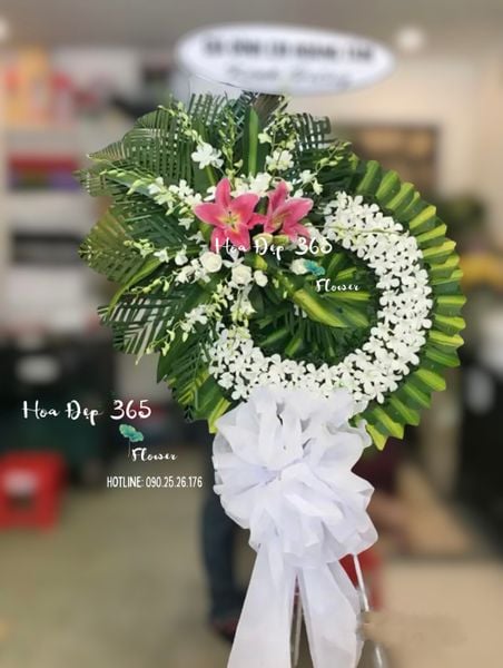 Vòng Hoa Đám Tang - HTL126