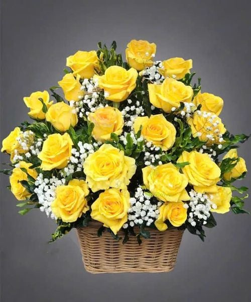 Giỏ Hoa Khai Trương Nắng Ban Mai