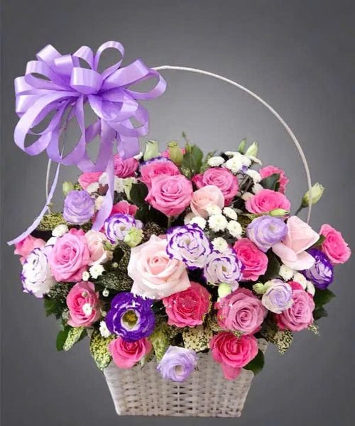 Giỏ Hoa Ngọc Sắc