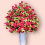  Bình Hoa Hồng Đỏ - HCB42 - Hoa chưng Tết 