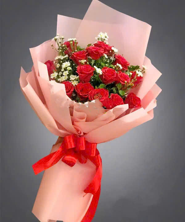 Bó Hoa Bên Em - HBD175 dưới 500k tại Flosa