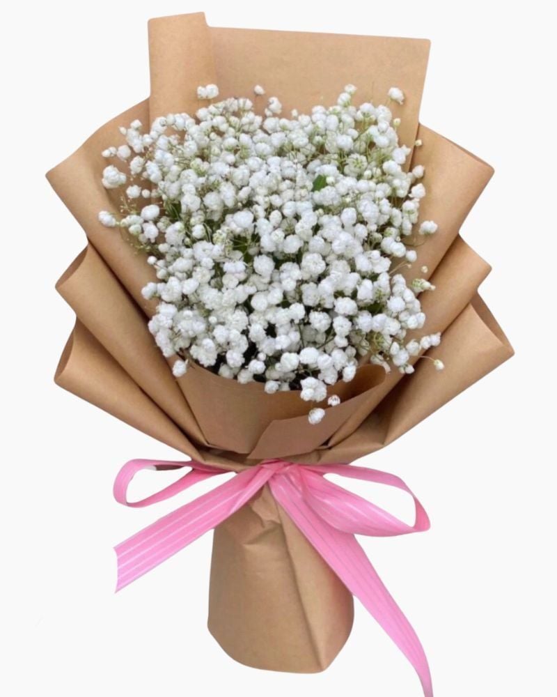  Bó Hoa Baby Trắng - HBD41 