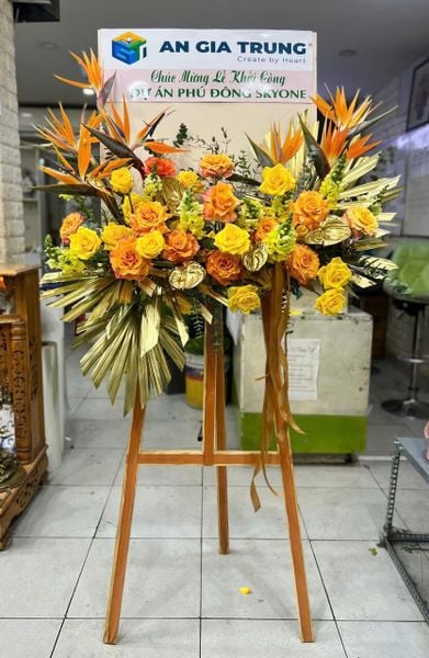 Giá Tranh Hoa Khai Trương Vươn Cao