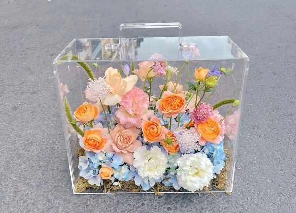 Hộp Hoa Mica Lightly - HMC06