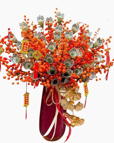 Bình Hoa Tiền Thần Tài