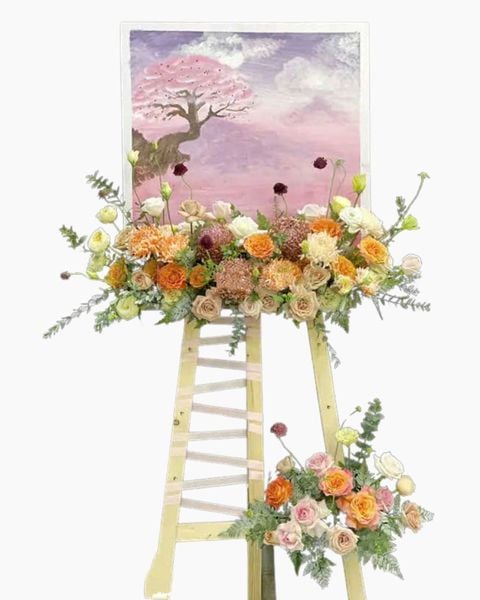 Kệ Hoa Blushing Blossoms