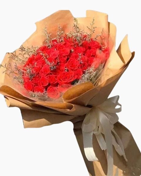 Bó Hoa Hồng đỏ Burning Heart