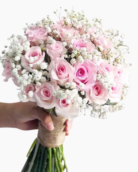 Bó Hoa Cưới Cầm Tay Chân Tình
