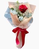  Bó Hoa Hồng Đỏ 1 Bông Yêu Em - HBD216 