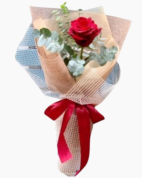 Bó Hoa Hồng Đỏ 1 Bông Yêu Em