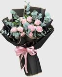  Bó Hoa Hồng Pastel Cồ Thuần Khiết - HBD218 