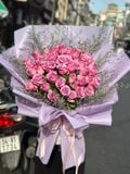  Bó Hoa Hồng Tím Mộng Mơ - HBD276 