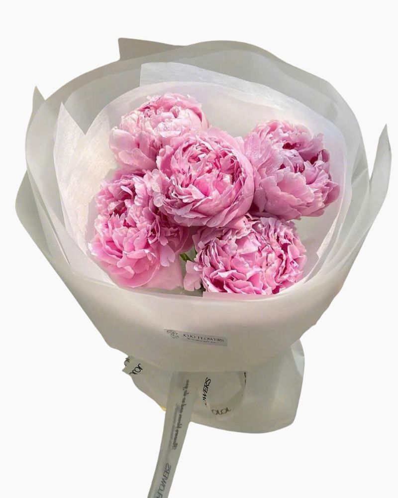  Bó Hoa Mẫu Đơn Hồng - HBT60 