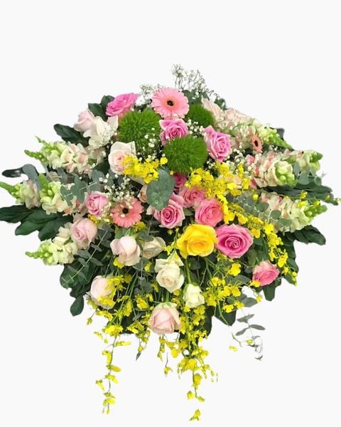 Mẫu Hoa Sự Kiện, Hoa để bàn: Hoa Bục Phát Biểu - 08 - Hoa Sự Kiện