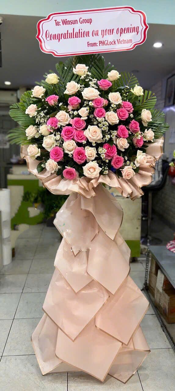  Kệ Hoa Tone Hồng - HCM51 