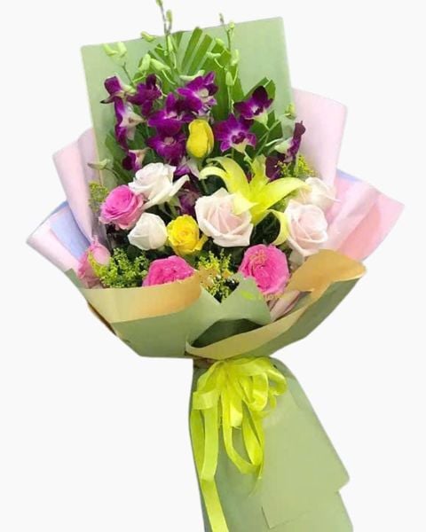  Bó Hoa Chúc Mừng - HBD131 