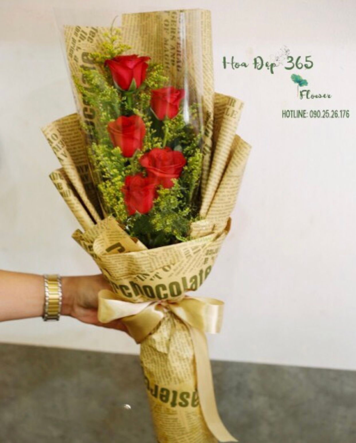  Rose Five - HBD86 - Hoa 20/11 Kỷ Niệm Ngày Nhà Giáo Việt Nam 