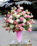  Bình Hoa Sen Hồng Tặng Mẹ - HCB31 
