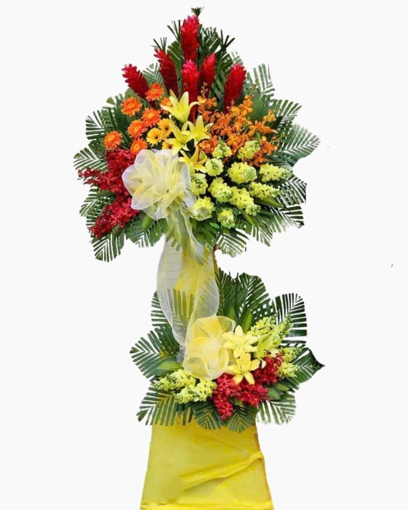  Lẵng Hoa Khai Trương Đại Cát - HCM01 