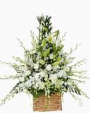  Giỏ Hoa Viếng Dearly Remembered - HTL10 