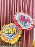  Bó Hoa Tiền 20k Mix Hoa Chữ Ba - BT17 
