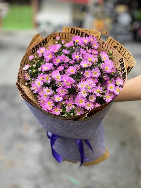 Bó Hoa Thạch Thảo Tím - HBT57