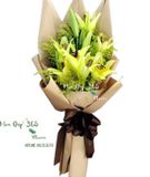  Hương Hoa - HBD154 - Hoa 20/11 - Hoa Ly Vàng 