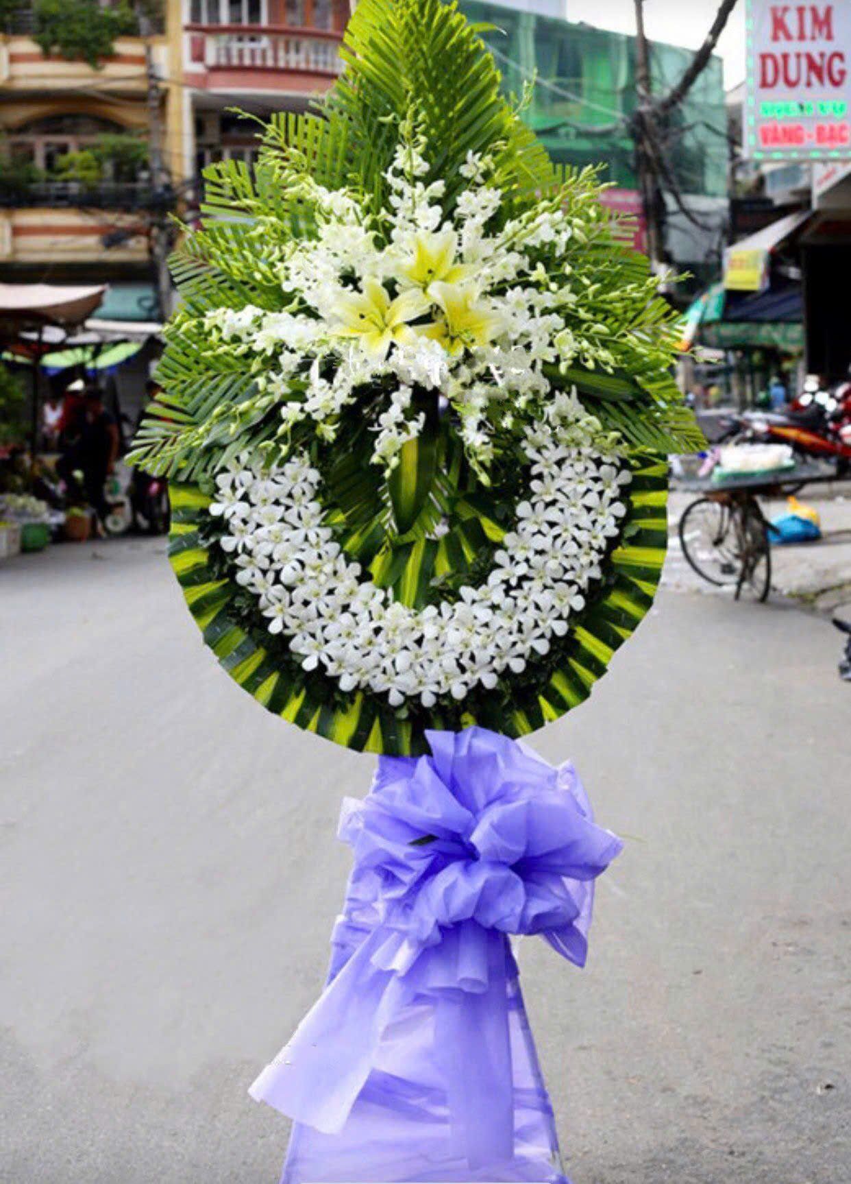  Vòng Hoa Đám Tang Luyến Tiếc - HTL38 