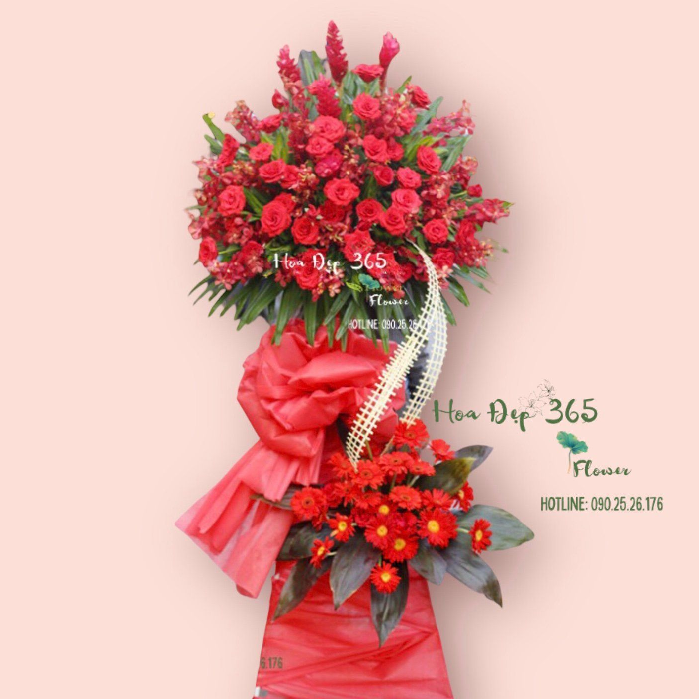  Lucky Flower - HCM30 - Lẵng Hoa Khai Trương 