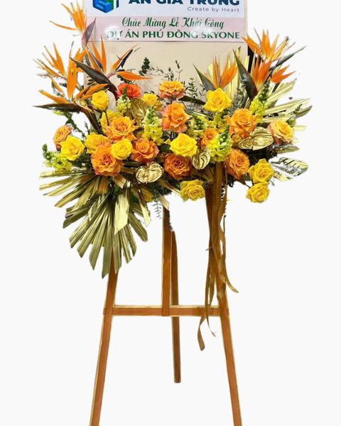 Giá Tranh Hoa Khai Trương Vươn Cao