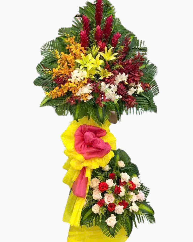  Lẵng Hoa Khai Trương Graceful - HCM45 