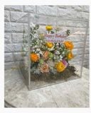  Hoa Cắm Hộp Mica Thiết Kế -  HMC02 