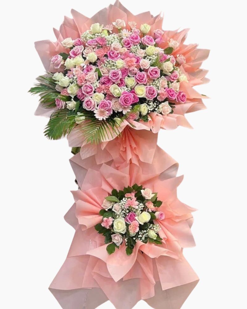  Lẵng Hoa Khai Trương Hồng Phát - HCM04 