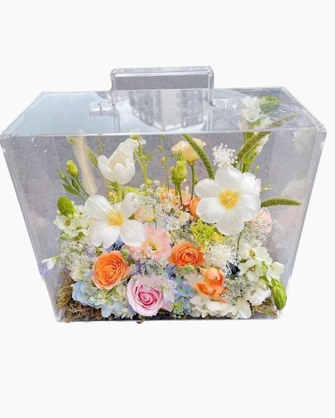 Hộp Hoa Mica Brightly - HMC04